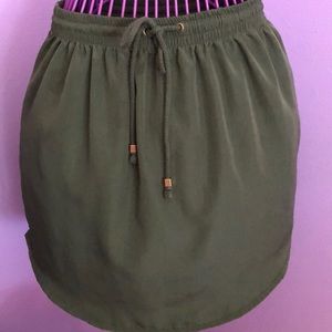 Green skirt